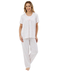 Marlon Womens Harvest Floral Jersey Pyjamas
