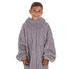 Huggable Kids Sherpa Cable Fleece Snuggle Hoodie