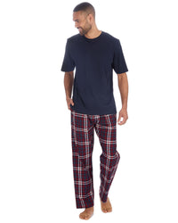 Cargo Bay Mens Short Sleeve Check Pyjamas