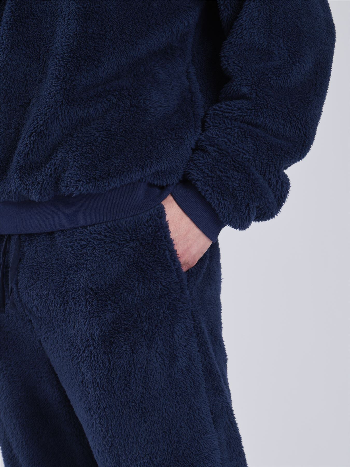 Loungeable Mens Sherpa Fleece Lounge Joggers