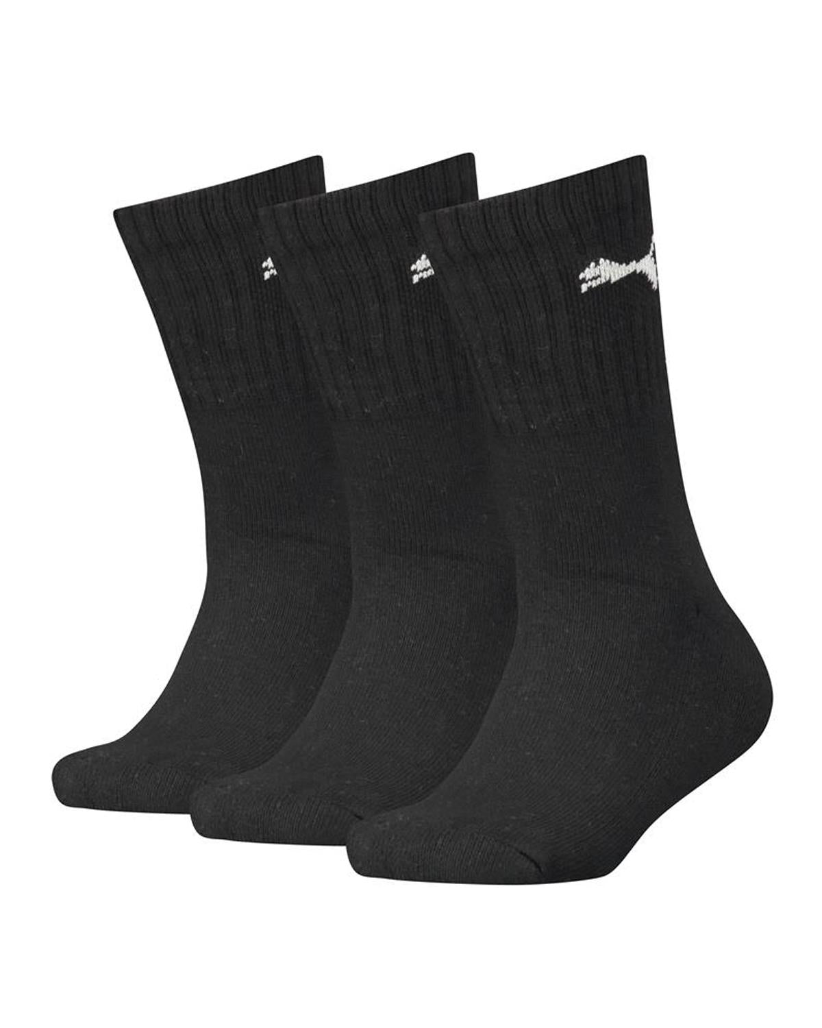 Puma Kids 3 Pack Cotton Crew Socks