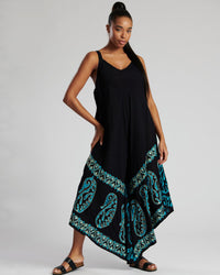Womens Paisley Print Romper