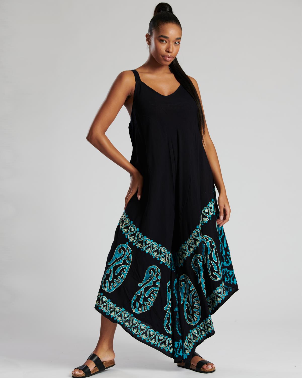 Womens Paisley Print Romper