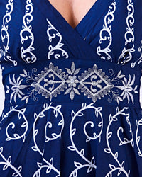 Pistachio Womens Cross Over Summer Dress