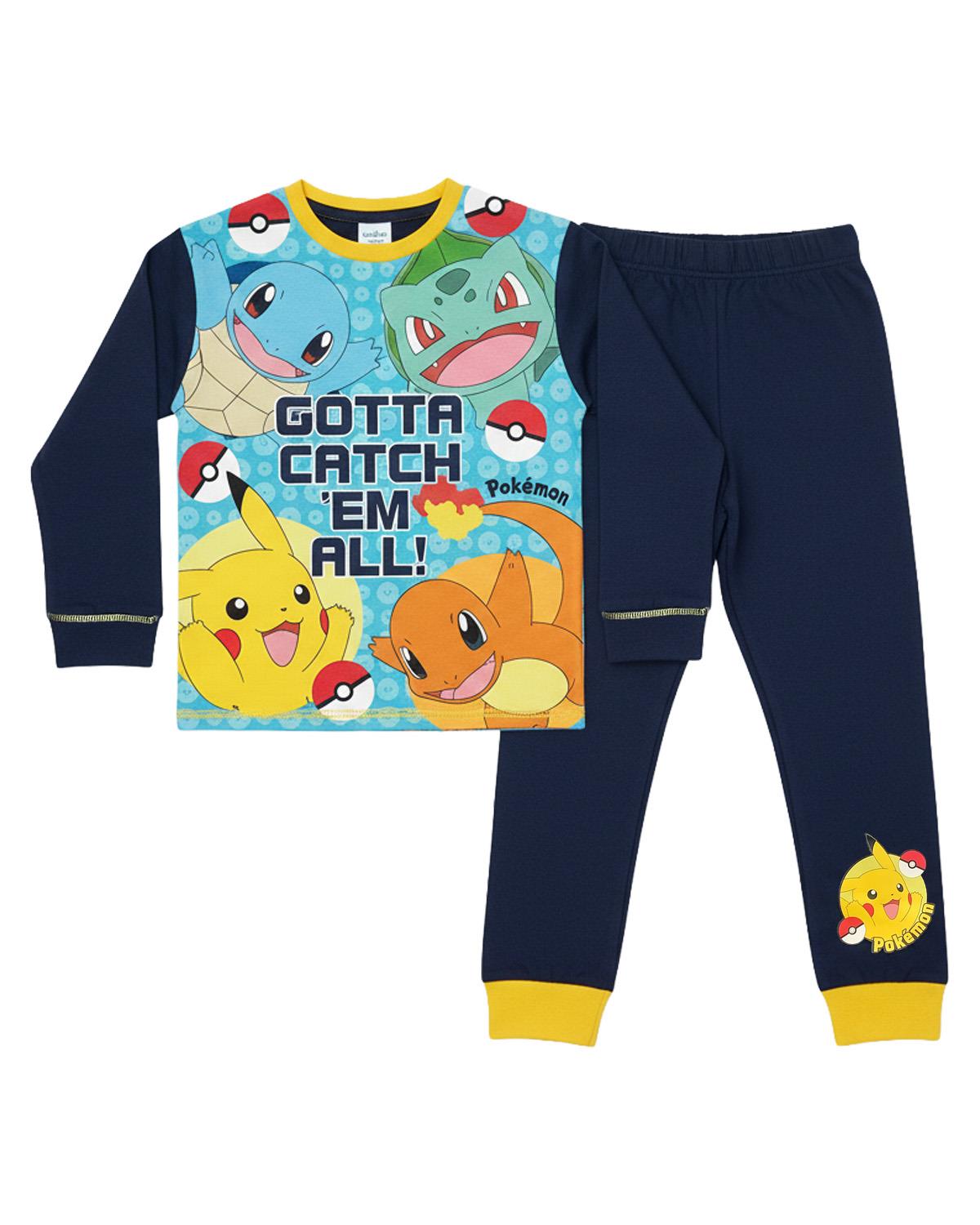 Pokémon Boys Pikachu Gotta Catch 'Em All Pyjamas