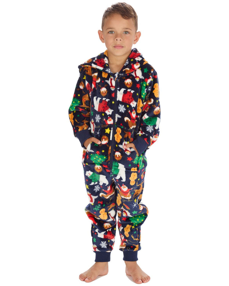 Huggable Matching Family Fleece Christmas Onesies