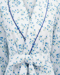 La Marquise Womens 'Moonlit Tulip' Mock Quilt Shawl Collar Robe