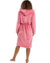 Indigo Sky Womens Fleece Hooded Robe