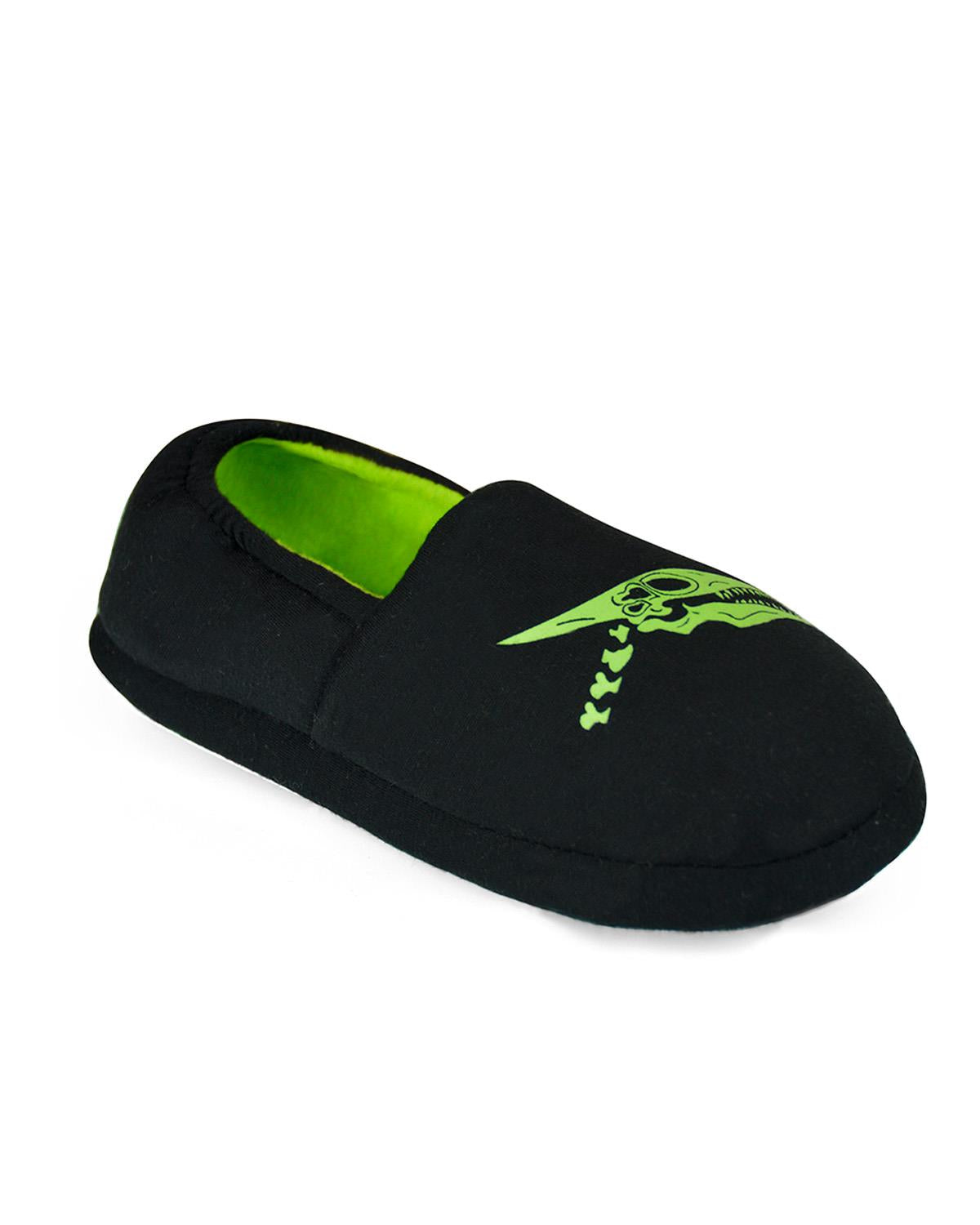 SlumberzzZ Boys Glow in the Dark Dinosaur Slippers