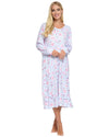 La Marquise Womens 'Floral Reflections' Long Sleeve Nightie