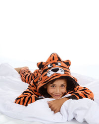 Kids Tiger Fleece Onesie