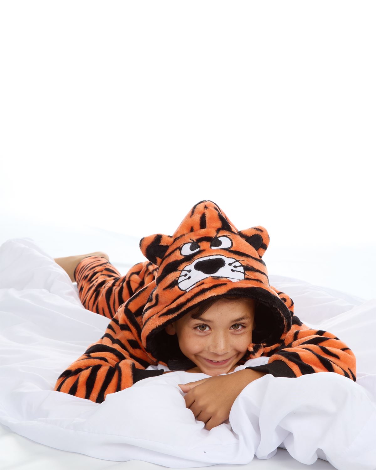 Kids Tiger Fleece Onesie