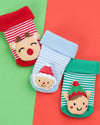 Festive Socks 3 Pack Novelty Baby Christmas Socks