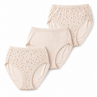 Anucci Womens Lace Trim Full Briefs