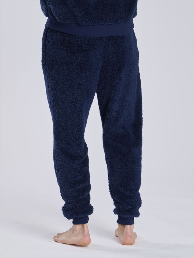 Loungeable Mens Sherpa Fleece Lounge Joggers