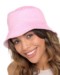Foxbury Womens Cotton Reversible Bucket Hat