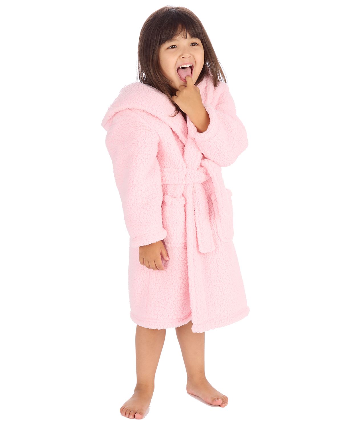 Huggable Girls Borg Hooded Robe