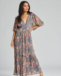 South Beach Womens Paisley Print Midi Dress