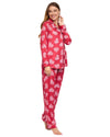 La Marquise Womens 'Cosy Wonders' Button Pyjamas