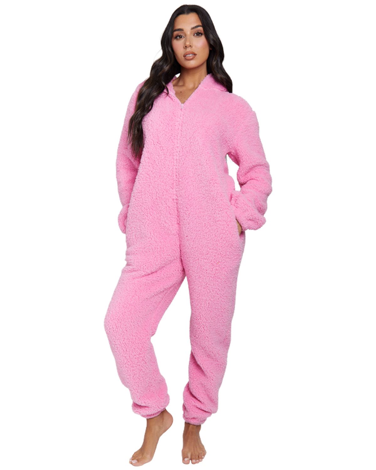 Loungeable Womens Teddy Sherpa Onesie