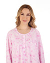 Slenderella Womens 45" Woven Long Sleeve Nightdress