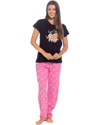 Follow That Dream Womens Soft Jersey Short Sleeve Pyjamas