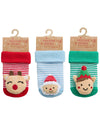Festive Socks 3 Pack Novelty Baby Christmas Socks