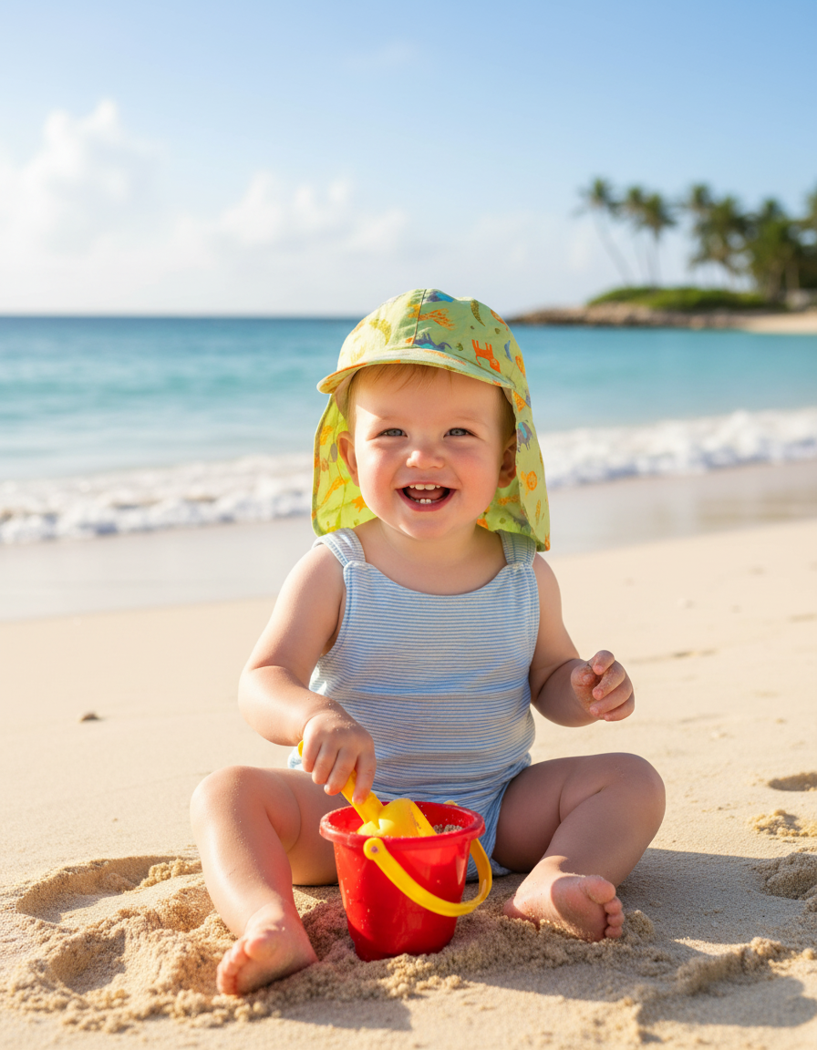 Toddlers Cotton Legionnaire Printed Cap