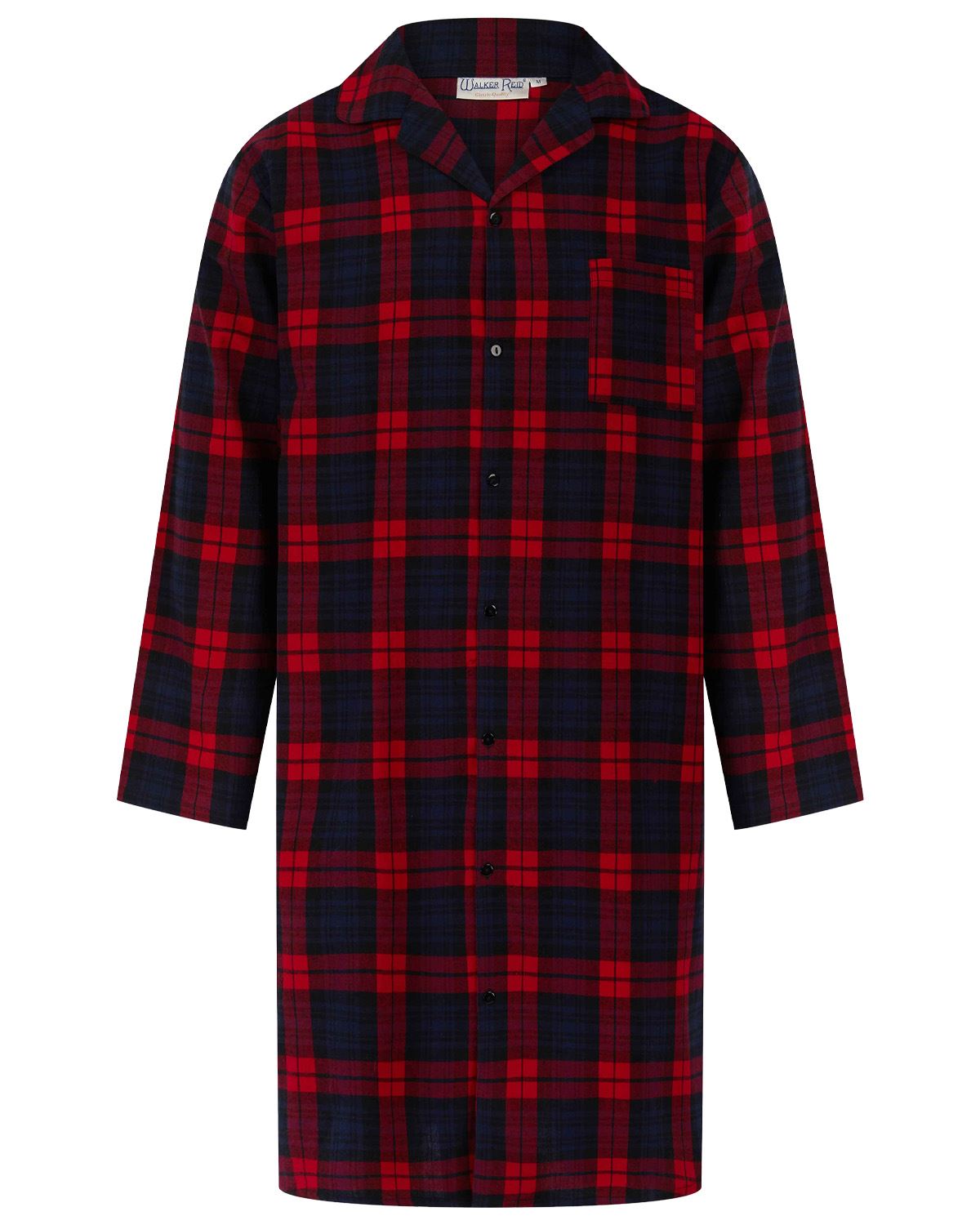 Walker Reid Mens Button Down Nightshirt
