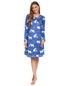La Marquise Womens 'Cosy Wonders' Long Sleeve Nightie