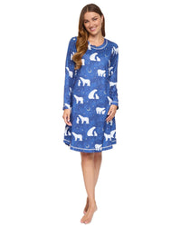 La Marquise Womens 'Cosy Wonders' Long Sleeve Nightie