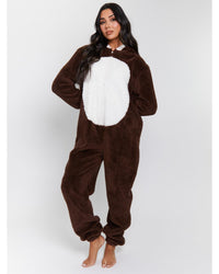 Loungeable Womens Fleece Reindeer Onesie