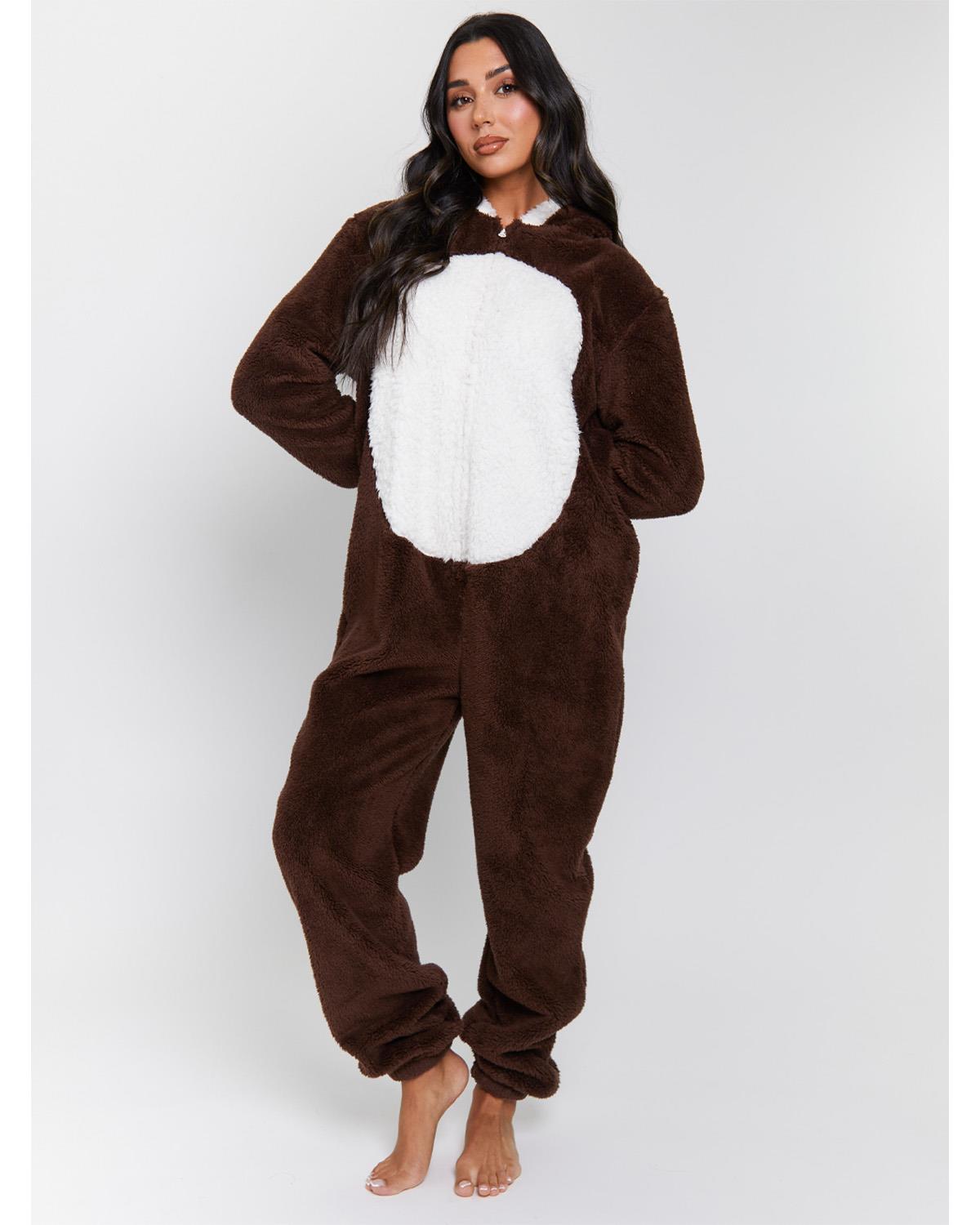 Loungeable Womens Fleece Reindeer Onesie