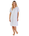 Slenderella Womens 38" Ditsy Floral Jersey Nightdress