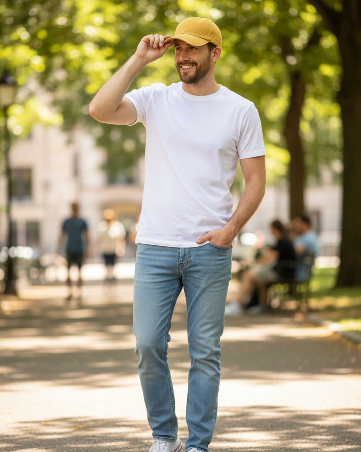 Adults Stonewash Baseball Cap