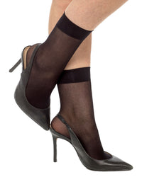 Foxbury Womens 10 Pack 15 Denier Ankle Socks