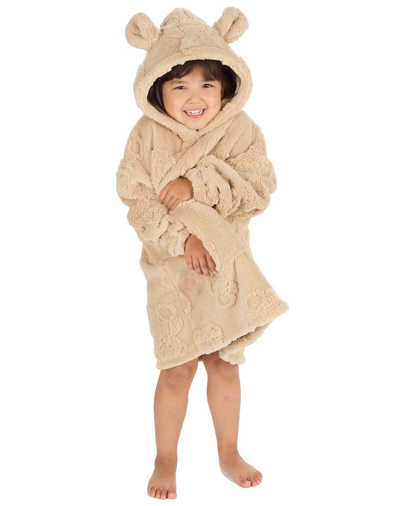 Huggable Kids Teddy Plush Fleece Hoodie