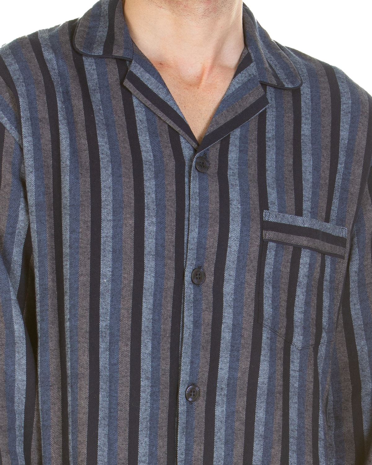 Haigman Mens Brushed 100% Cotton Pyjamas