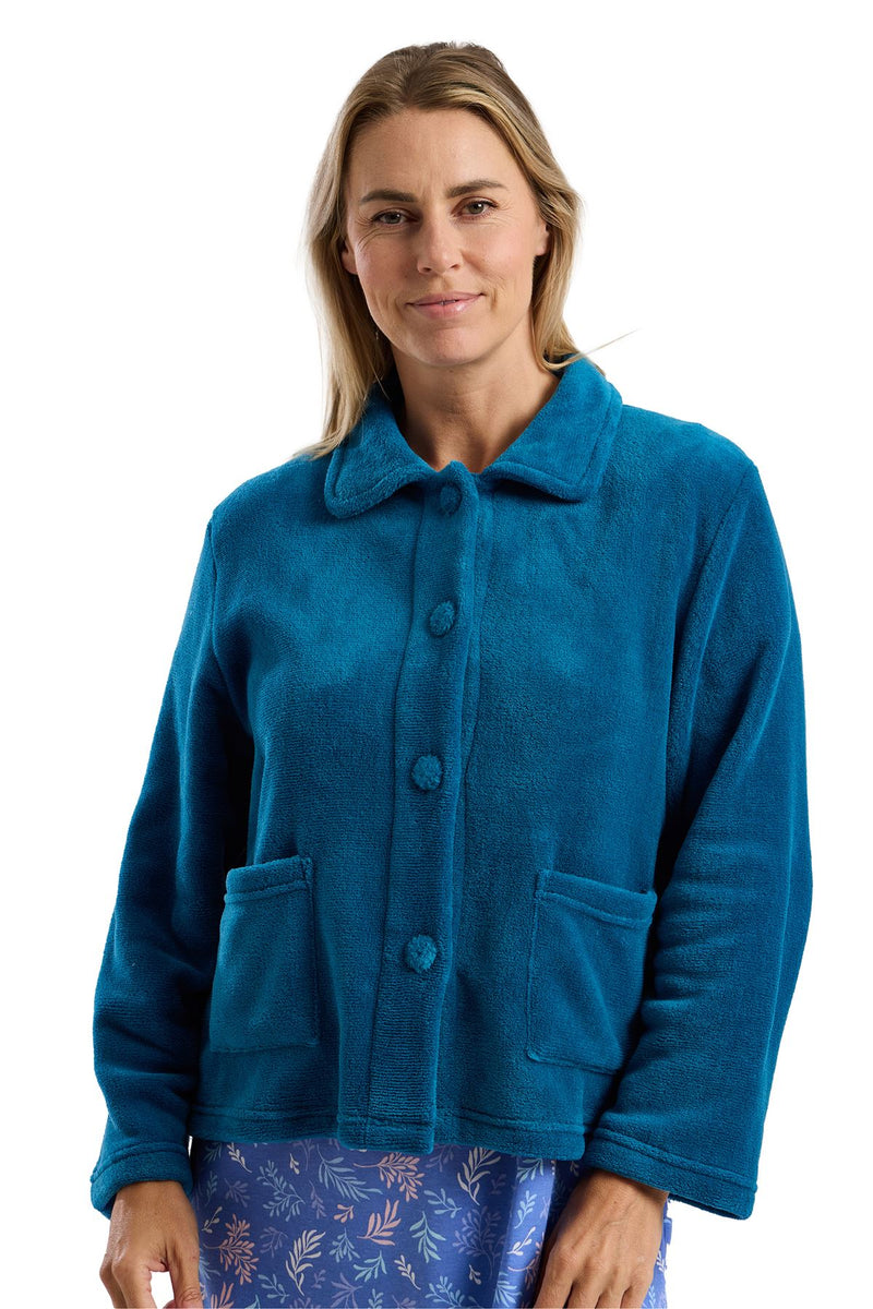 Marlon Ladies Coral Fleece Bedjacket
