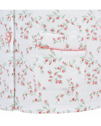 La Marquise Womens 'Moonlit Tulip' Mock Quilt Button Bed Jacket