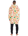 Huggable Unisex Christmas Print Oversized Hoodie