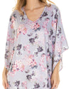 La Marquise Womans Silkyknit Floral Garden Kaftan