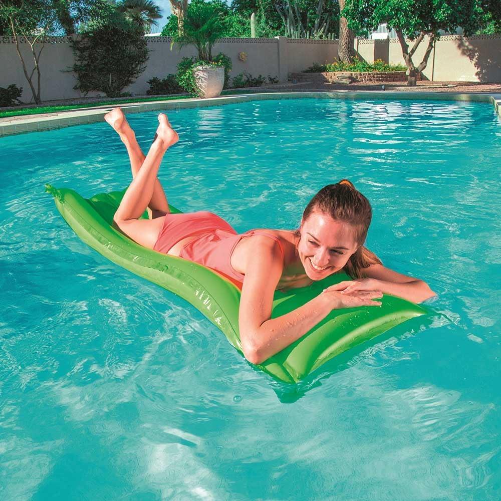 Bestway Inflatable Pool Float Air Bed Lilo with Pillow