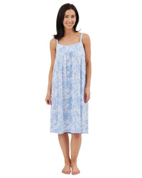 Indigo Sky Womens Lucia 40" Strappy Nightie