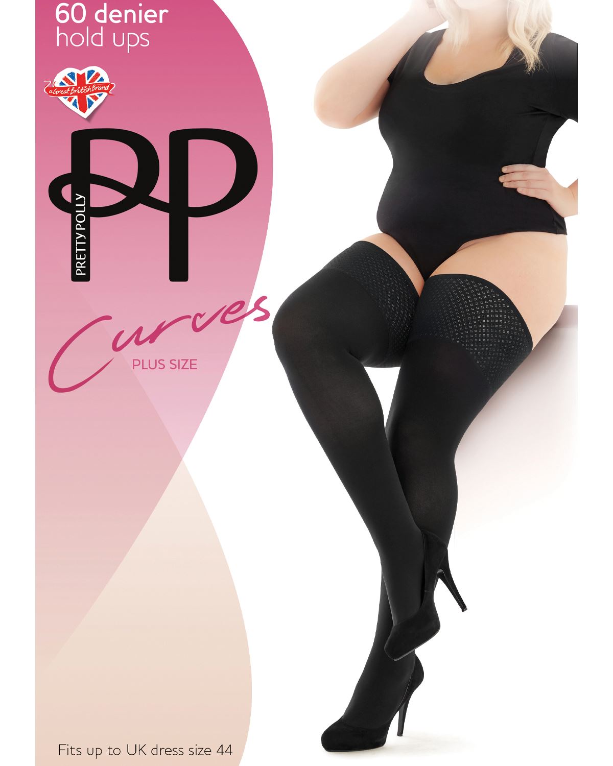 Pretty Polly Womens Curves 60 Denier Hold Ups