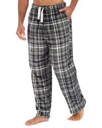 Cargo Bay Mens Polished Fleece Check Lounge Pants