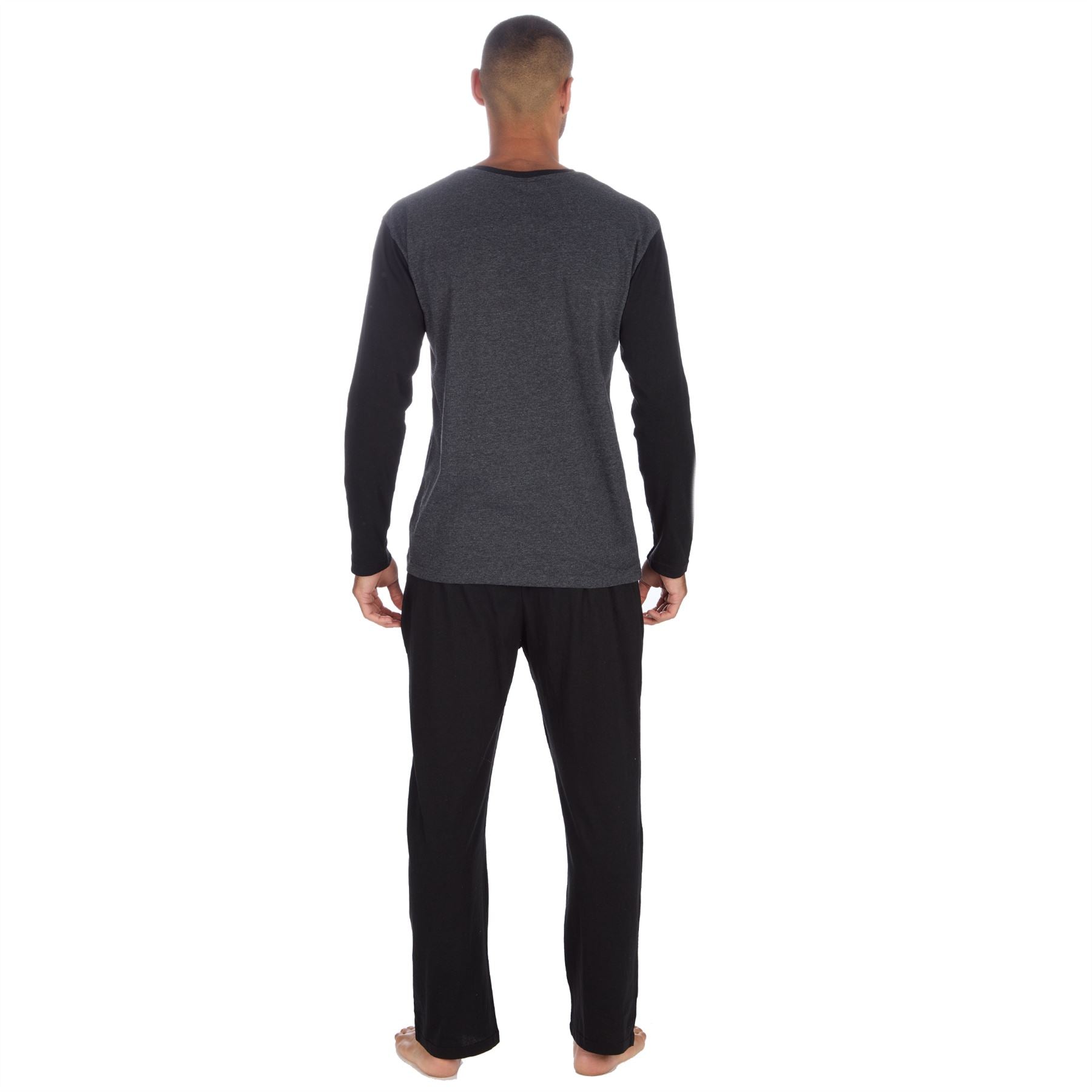 Momentii Mens Jersey Long Sleeve Pyjamas