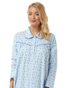 Lady Olga Womens Holly Winceyette Long Sleeve Nightie
