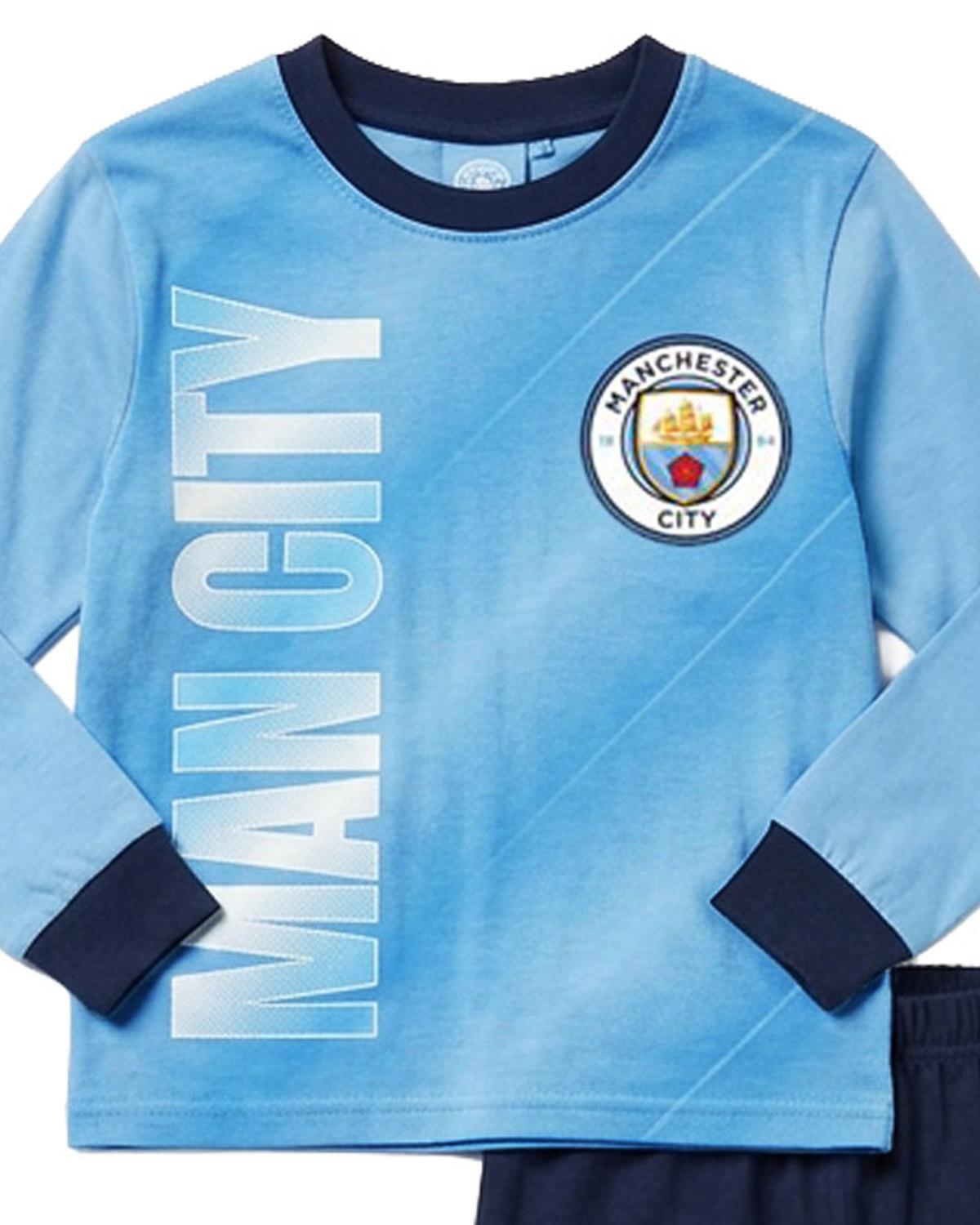 Man City Boys Football Pyjamas
