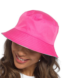 Foxbury Womens Reversible Bucket Hat